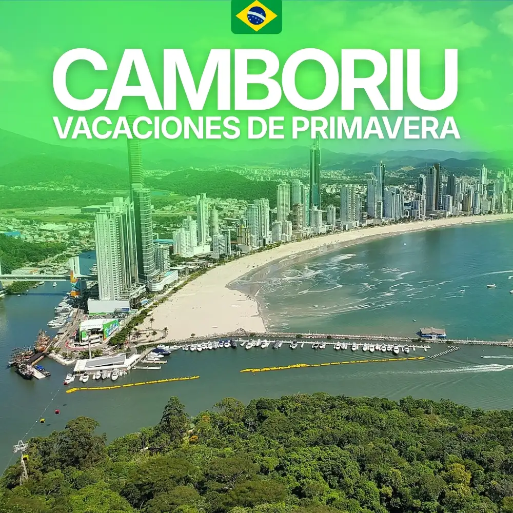 Camboriú en Vacaciones de Primavera - 8 Días / 5 Noches (Salida 19 de Setiembre)